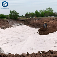BPM Géosynthétiques : GCL Bentonite à haute capacité d'expansion, fabriqué en usine, revêtement en argile géosynthétique