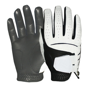 Gants de golf pour hommes en cuir véritable avec logo personnalisable, respirants, isolants thermiquement, anti-humidité, antidérapants, à fermeture auto-agrippante - Product Image 6