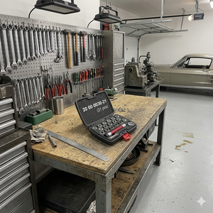 21pcs Power Nut Driver & Thread Cutting Die Tool Kit - Product Image 1