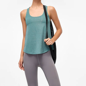 Camisetas sin Mangas para Mujer con Logotipo Personalizado en la Parte Delantera, 100% Algodón, Secado Rápido, Servicio OEM, Ropa Deportiva de Verano - Product Image 1