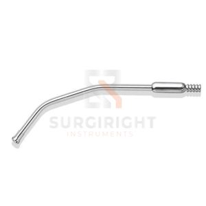 Aspirateur Yankauer à double courbure en acier inoxydable, instrument chirurgical d'aspiration pour évacuation contrôlée des fluides par SurgiRight - Product Image 6