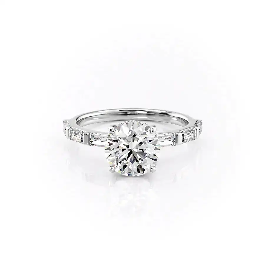 Best Prices Sparkling The Hailey 3CT Diamond Engagement Ring 14KT and 18KT Gold Plated Diamond Engagement Ring