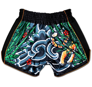 Pantalones Cortos de Muay Thai para Boxeo, Kick Boxing y MMA, Corte Regular, Deportivos para Hombre, Spandex/Poliéster, Transpirables, Elásticos y de Secado Rápido - Product Image 2