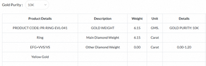 Radiant Cut Lab Grown Diamond Full Eternity <b>Ring</b> in Gold with 10K Gold Plated Finish for Women - Product Image 6