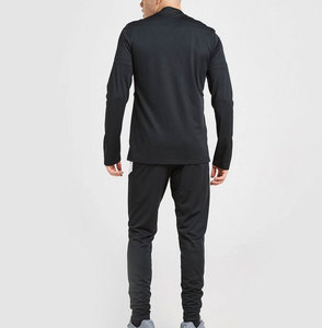 Unisex Nylon Windbreaker Tracksuit 2-Piece Set with Ribbed Cuff Collar Zipper-Up Polyester Track <b>Pants</b> Solid Pattern Breathable - Product Image 2