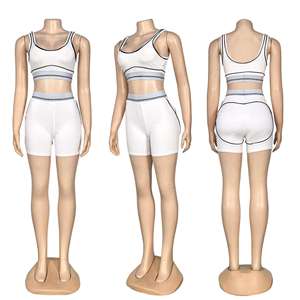 Conjunto de yoga de 2 piezas para mujer, chaqueta con cremallera color taupe, cuello alto, pantalones de cintura alta, chándal de manga larga - Product Image 4