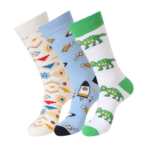 ถุงเท้าเด็กแบบยาว ผ้าฝ้ายหนานุ่ม สีสันสดใส ใส่สบายสำหรับฤดูหนาวและใช้ได้ทุกวัน - Product Image 4