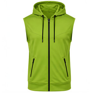 Handsome Smart Look Men's Sleeveless Training <b>Hoodie</b> Dynamic Minimalistic Stylish Universal Wear <b>Workout</b> <b>Hoodie</b> Vest Custom Logo - Product Image 1