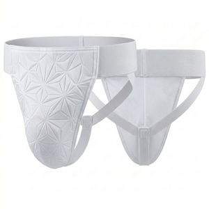 Protège-entrejambe de boxe respirant 2026 classique pour homme, en poly-coton avec pochette et taille élastiquée - Product Image 3