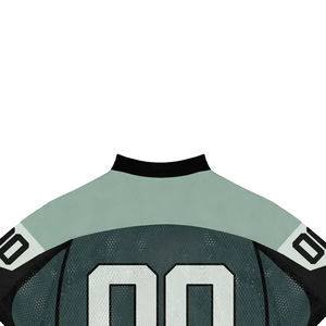 Maillot de football surdimensionné personnalisé pour hommes, style streetwear, en maille, pour l'entraînement, vente en gros - Product Image 5