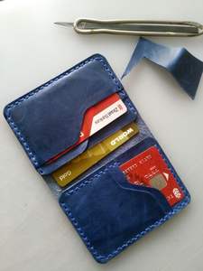 Portefeuille porte-cartes en cuir souple - Product Image 2