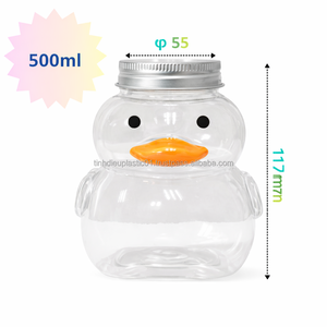 Botella de PET de 500 ml con Forma de Pato, Tapa de Aluminio Hermética, para Refrescos y Té con Leche, Venta al Por Mayor OEM ODM, Fábrica en Vietnam - Product Image 5