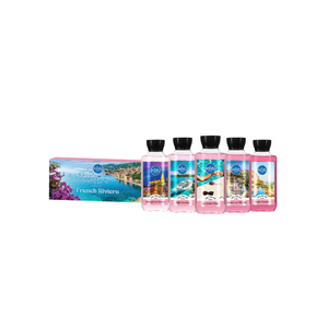 French <strong>Riviera</strong> 2-in-1 Travel Size Shampoo Body Wash Gift Set Moisturizing Oil-Control Sulfate-Free Chemical Gel Pink Bottle - Product Image 4