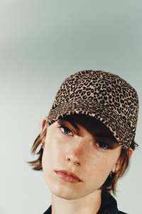 Leopard Print Baseball Cap 6-Panel Adjustable Unisex Cotton Casual <b>Hat</b> Spring <b>Summer</b> Style - Product Image 4