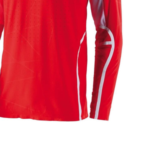 เสื้อเจอร์ซีย์สำหรับขี่มอเตอร์ไซค์วิบาก เสื้อเจอร์ซีย์สำหรับขี่มอเตอร์ไซค์ออฟโรด เสื้อผ้ากีฬา เสื้อขี่มอเตอร์ไซค์น้ำหนักเบา รับผลิตแบบ OEM ODM สำหรับมอเตอร์ครอส - Product Image 3