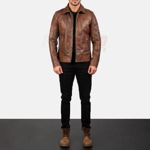 Nouvelle veste en cuir élégante et personnalisée, 100% cuir véritable, pour l'hiver, veste personnalisée, meilleure qualité de matériau, veste en cuir tendance - Product Image 2