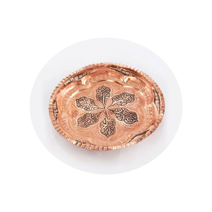 Assiette de service de luxe en cuivre martelé |   Décoration d'événements de mariage classique faite à la main et personnalisée, 6 à 10 pièces, écologique, passe au lave-vaisselle - Product Image 3
