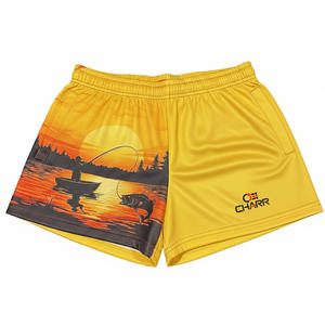 Shorts de Pesca Personalizados para Hombre, 100% Poliéster, Impresión por Sublimación Completa, Shorts de Baño para Hombre y Mujer, UPF 35, Secado Rápido, Transpirables - Product Image 1