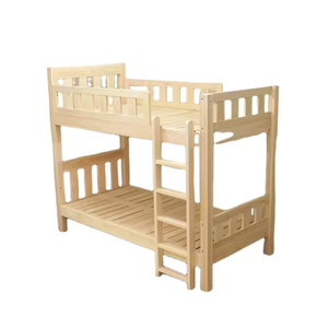 Fabrication en Indonésie Lit superposé naturel Lit double en bois de la plus haute qualité à vendre - Product Image 1