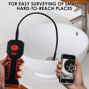 กล้องเอนโดสโคป WiFi ขนาด 8.5 มม. กันน้ำ IP67, กล้อง 2MP 720P HD พร้อมท่อโค้งงอได้ 800 มม. รองรับ iOS/Android/Windows - Product Image 2