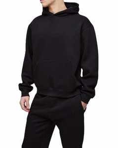 Survêtements de sport pour hommes de haute qualité avec logo personnalisé, ensemble deux pièces, vêtements décontractés d'hiver, manches longues, survêtement à capuche pour hommes - Product Image 6