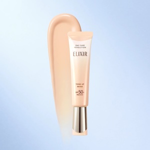 Base de maquillage éclaircissante Shiseido Elixir Day Care Revolution SPF50+ PA++++ UV Emulsion Pure Beige 35g - Product Image 6