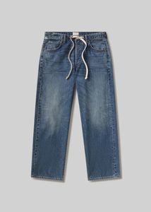 กางเกงยีนส์ผู้ชายคุณภาพสูง ระบายอากาศได้ดี ผ้าฝ้าย สวมใส่สบาย สไตล์สตรีทแวร์ รับสกรีนโลโก้ - Product Image 4