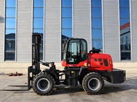 Chariot élévateur tout-terrain CASDE neuf de 5 tonnes à quatre roues motrices avec moteur AC pour manutention agricole et d'ingénierie sur pentes raides