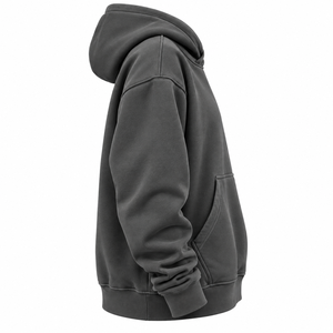 Sudaderas Extra Grandes para Hombre, Unisex, Estilo Pullover, Color Sólido, Casual, con Bolsillo, Manga Larga, Tejidas, Estilo Urbano - Product Image 2
