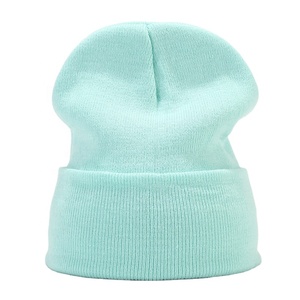 Gorro de punto de invierno unisex al por mayor gorro grande con impresión personalizada gorro de esquí de calavera con puños de alta calidad - Product Image 5