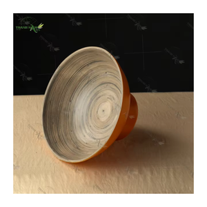 Elegante Juego de Bandejas de Bambú con Diseño de Madera, Ecológico, Apto para Microondas, Vajilla para Decoración del Hogar y la Cocina, de Vietnam - Product Image 4