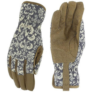 Women Thorn-Proof Anti-Slip Anti-Cut Waterproof Polyurethane Coated Knitted Leather Ambidextrous Cut-Resistant Gardening <b>Gloves</b> - Product Image 2