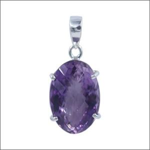 Pendentif solitaire en laiton à quartz et pierres précieuses, élégant, cadeau, pendentifs énergétiques - Product Image 1