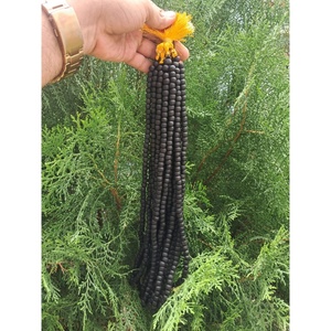 Vente en gros de colliers de méditation en bois poli Karungali Mala Love, 108 perles, boîte pour la méditation, bijoux spirituels - Product Image 1