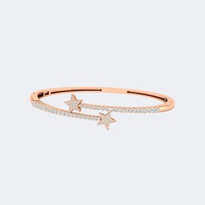 1.40 CTW Lab Grown Diamond Round Brilliant Cut <b>Bangle</b> <b>Bracelet</b> For Women 925 Sterling <b>Silver</b> Luxury E F Color VS VVS Jewelry - Product Image 3