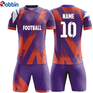 Maillots de football personnalisés pour jeunes, col rond, haute qualité, respirants, pas chers, uniformes de football, maillot de football personnalisé - Product Image 2