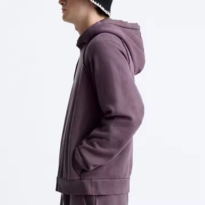 Sweat-shirt à capuche personnalisé pour homme, 350 g/m², en molleton, coupe oversize, style streetwear, avec logo personnalisé, fournisseur en gros - Product Image 3