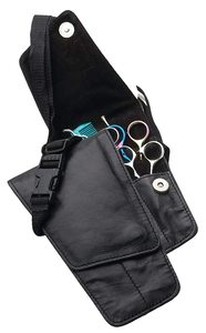 Stylists Professional Salon Use Leather Cheap Price Hairdressing Scissor Holsters Multi Pockets New Design Care Tool Holsters - Product Image 3