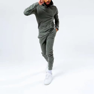 New Style Custom Printed Hooded Eco-Friendly Winter Windbreaker 2-Piece Men's Tracksuit Set Streetwear Hot Sale - Product Image 5