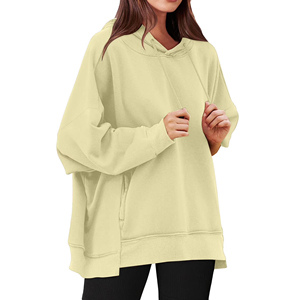 OEM ODM Sweatshirts surdimensionnés personnalisés unisexes en coton lourd, streetwear, marque privée, fournisseur de vêtements en gros pour hommes - Product Image 2