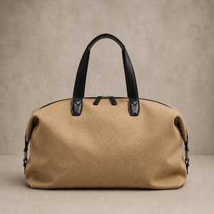 Custom Waterproof Canvas Leather <b>Travel</b> <b>Duffel</b> <b>Bag</b> Heavy Duty Weekend Overnight <b>Bag</b> Large Custom Tote LCDB-0011 - Product Image 6