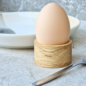 Set of 8 Modern <b>Wooden</b> Natural Finished Egg Holder Stand High Quality Elegant for Home Bakery Kitchen Boiled Egg <b>Cups</b> - Product Image 5