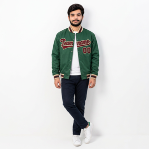 Veste universitaire personnalisée à livraison rapide, corps en polaire avec broderie du nom, coupe unisexe, idéale pour les marques de streetwear américaines - Product Image 5
