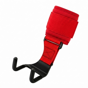 Crochets de levage robustes en néoprène antidérapants pour barres de musculation, entraînement fitness, avec logo et couleur personnalisés, crochets de barre avancés - Product Image 2