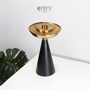 Quemador de Incienso Artesanal Ecológico de Acero Inoxidable con Tapa de Metal Plateado Tallada y Base Cónica para Aromaterapia - Product Image 3