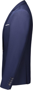 Blazer en Laine Double Face à Carreaux Micro pour Homme, Taille Élastique Plissée Personnalisée, Veste de Haute Qualité pour Homme Mature et Élégant - Product Image 4