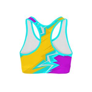 Soutien-gorge de sport pour femme à maintien élevé, sans armatures, respirant, séchage rapide, dos croisé, confortable, simple, pour yoga et fitness, vente en gros - Product Image 4