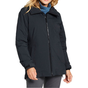 เสื้อแจ็คเก็ตดาวน์บุขนเป็ดสำหรับผู้หญิงรุ่นใหม่ล่าสุด แจ็คเก็ตพัฟเฟอร์ทรงบอมเบอร์มาตรฐาน เสื้อโค้ทไหมพรมสำหรับผู้หญิงฤดูหนาวแบบมีฮู้ด - Product Image 6