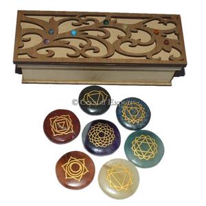 Boîte-cadeau imprimée de belle pose de méditation Boîte-cadeau de conception de fantaisie d'impression de 7 chakras pour la guérison et l'équilibrage spirituels - Product Image 5