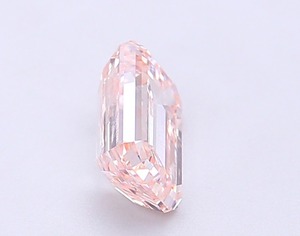 Diamant rose fantaisie de 1,10 carat, taille émeraude, cultivé en laboratoire CVD, clarté VS1, très bonne finition, pierre précieuse non montée pour la création de bijoux - Product Image 4